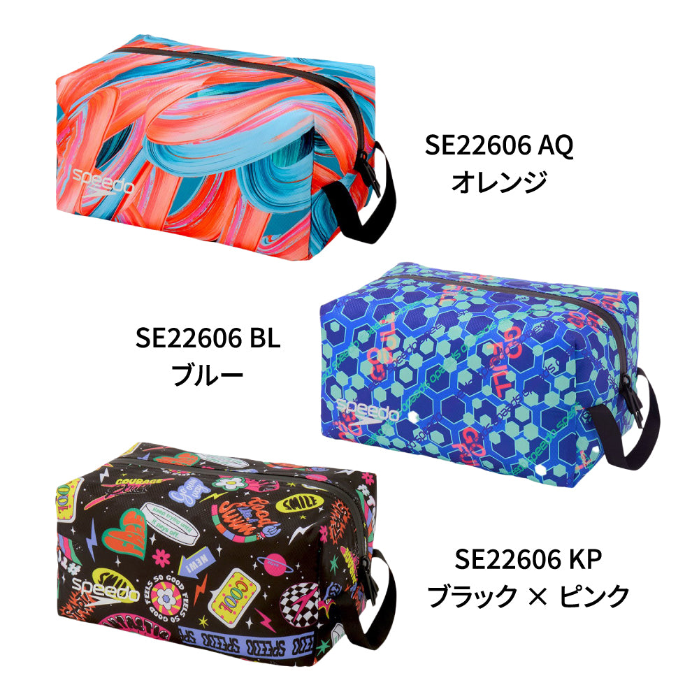 【SPEEDO（スピード）】水泳バッグ ポーチ ノベルティウォータープルーフ M SE22606