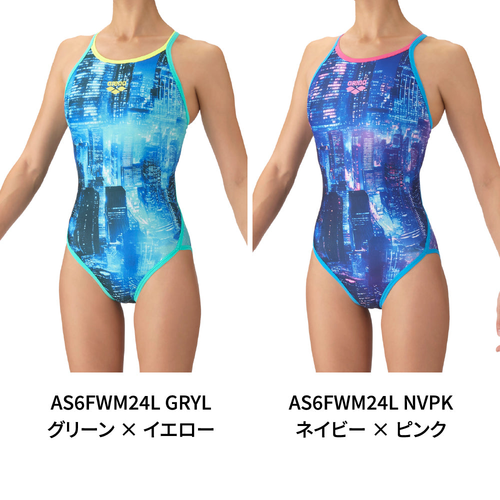 競泳水着  練習用 トレーニング水着 アリーナ arena レディース TOUGHSUIT  タフスーツ AS6FWM24L