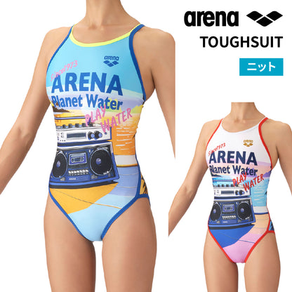 【arena（アリーナ）】レディース 競泳水着  練習用 トレーニング水着 TOUGHSUIT  タフスーツ AS6FWM38L
