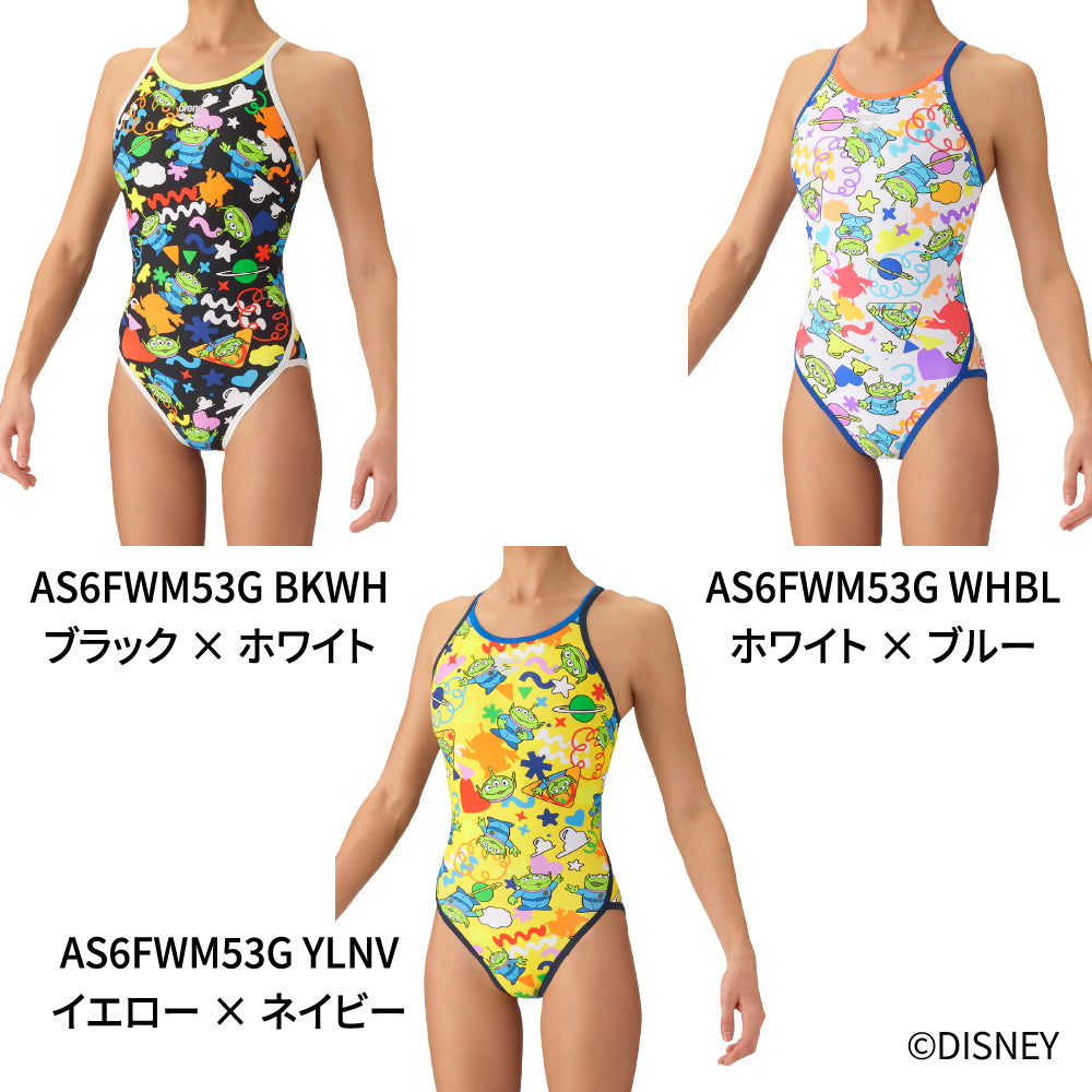 競泳水着  練習用 トレーニング水着 アリーナ arena ジュニア ガールズ 女子 TOUGHSUIT  タフスーツ ディズニー Disney AS6FWM53G