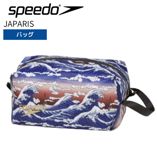 【2024年限定グラフィック】ジャパリスウォータープルーフ Mサイズ JAPARIS W-PROOF【Speedo(スピード)SE22420 N】水泳バッグ