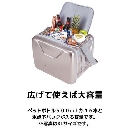 クーラーボックス 保冷 20L ハイパー氷点下クーラーL 81670080 折りたたみ アウトドア キャンプ