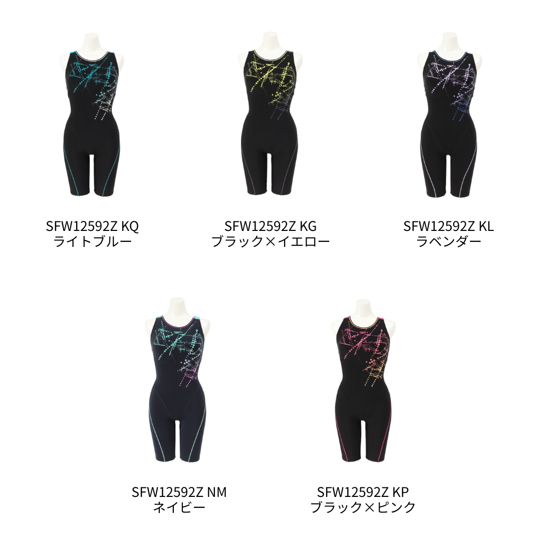 【Speedo（スピード）】フィットネス水着 レディース ルースンニースキン SFW12592Z