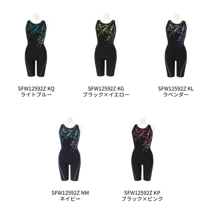 【Speedo（スピード）】フィットネス水着 レディース ルースンニースキン SFW12592Z