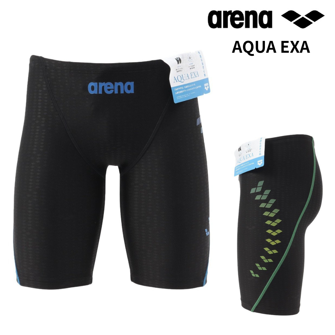 メンズ フィットネス水着 アリーナ AQUA EXA アクアエクサ ハーフレッグ arena AS6SWF62M