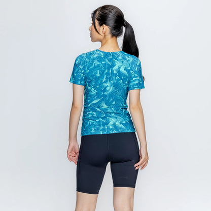 ナイキ フィットネス水着 レディース 半袖 セパレート ジップ付き NIKE 2993158