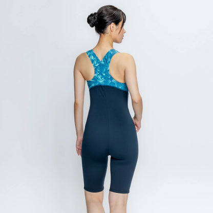 ナイキ フィットネス水着 レディース NIKE ジップ付き レッグスーツ