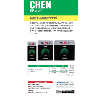 CHEN チェン(ザ・アラウザル) スティック 3.6g×90本入 アルギニン アミノ酸