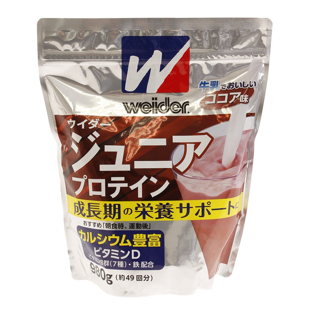 ジュニア プロテイン ココア味 980g 36JMM81302 1P 大豆たんぱく ホエイたんぱく ビタミン 葉酸