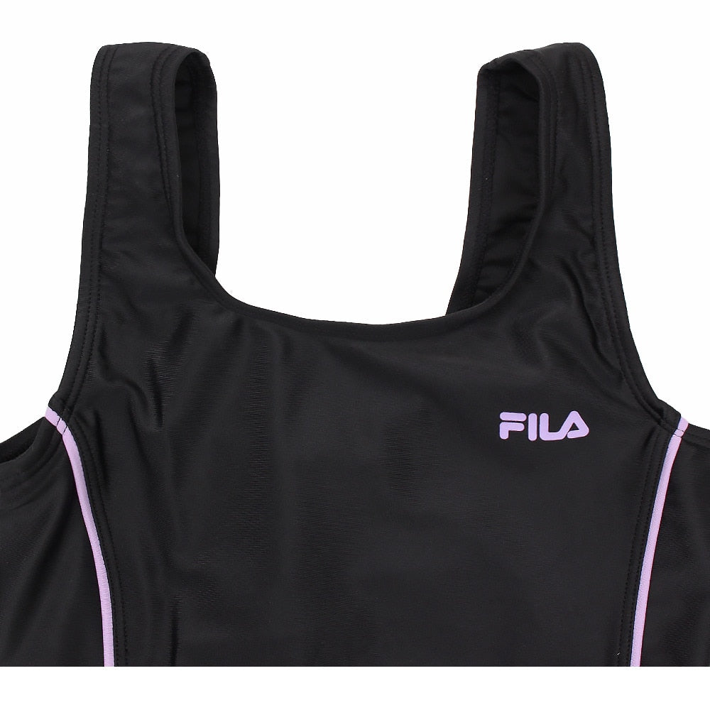 【FILA（フィラ）】ジュニア 女子 ガールズ スクール水着 めくれ防止 タンキニ  セパレート 125686