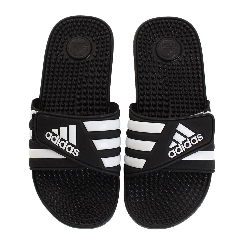 サンダル ぺたんこ シャワーサンダル ADISSAGE F35580 ブラック 黒