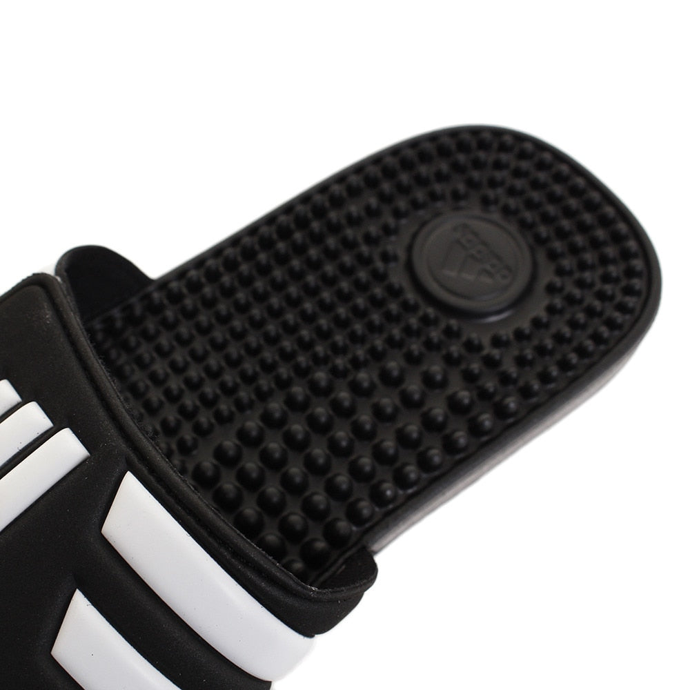 サンダル ぺたんこ シャワーサンダル ADISSAGE F35580 ブラック 黒