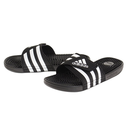 サンダル ぺたんこ シャワーサンダル ADISSAGE F35580 ブラック 黒