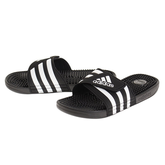 サンダル ぺたんこ シャワーサンダル ADISSAGE F35580 ブラック 黒