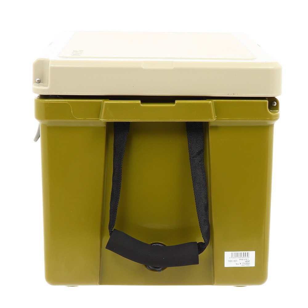クーラーボックス アイスボックス 保冷 中型 HYAD COOLER 27R HDC-005LEAF