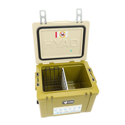 クーラーボックス アイスボックス 保冷 中型 HYAD COOLER 27R HDC-005LEAF