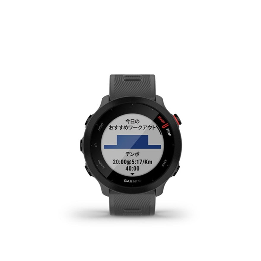 【GARMIN ガーミン】スマートウォッチ 時計 フォーアスリート ForeAthlete 55 Grey 010-02562-43