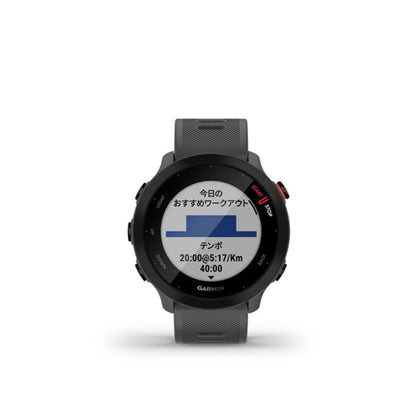 【GARMIN ガーミン】スマートウォッチ 時計 フォーアスリート ForeAthlete 55 Grey 010-02562-43