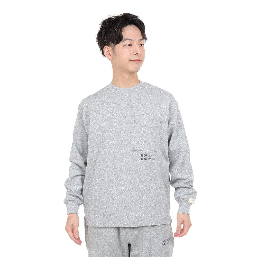 長袖Tシャツ メンズ 1000 レギュラーフィット AMT25023HGR