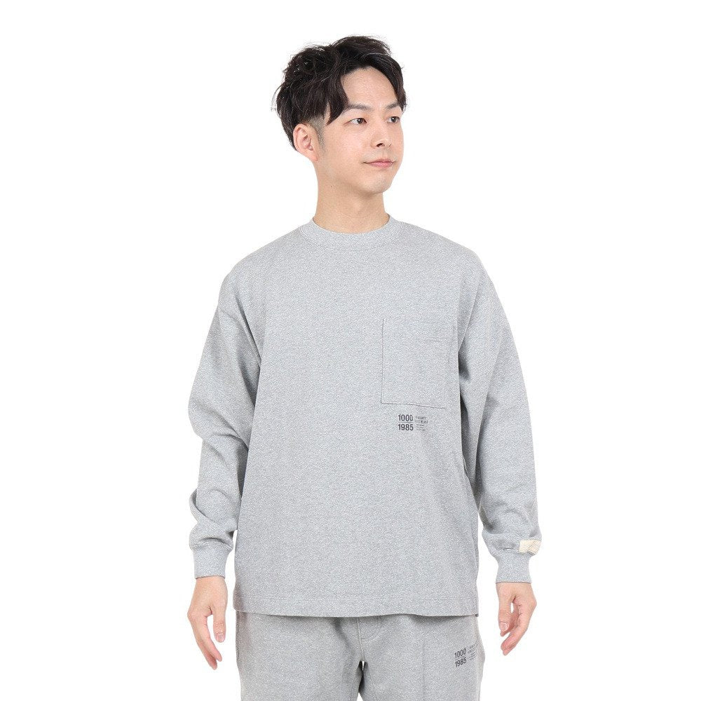 長袖Tシャツ メンズ 1000 オーバーサイズフィット AMT25024HGR