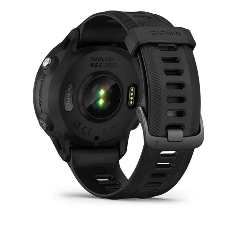 【GARMIN ガーミン】スマートウォッチ 時計 GPSランニングウォッチ フォアランナー スイム対応 FR955 Dual Power Black 010-02638-D0