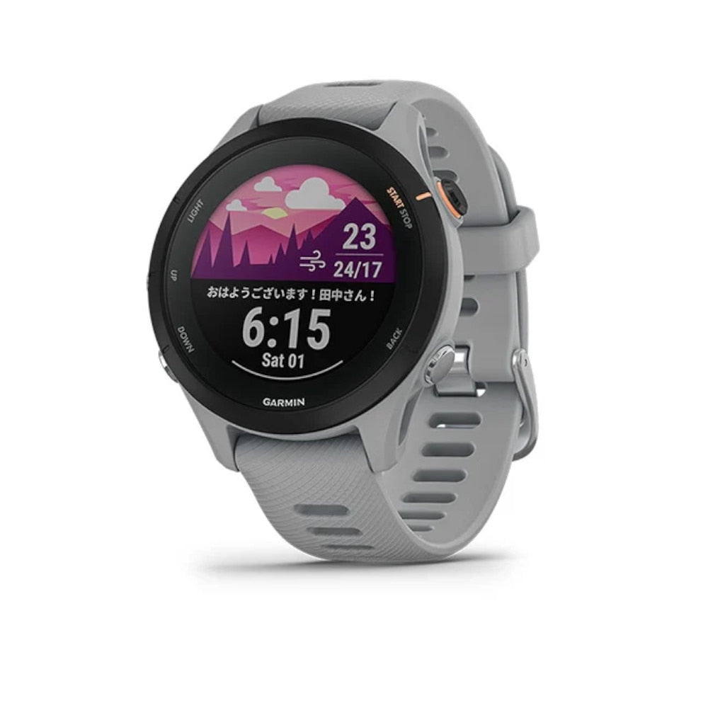 【GARMIN ガーミン】Forerunner 255S スマートウォッチ 時計 GPSランニングウォッチ フォアランナー FR255S Grey 010-02641-62