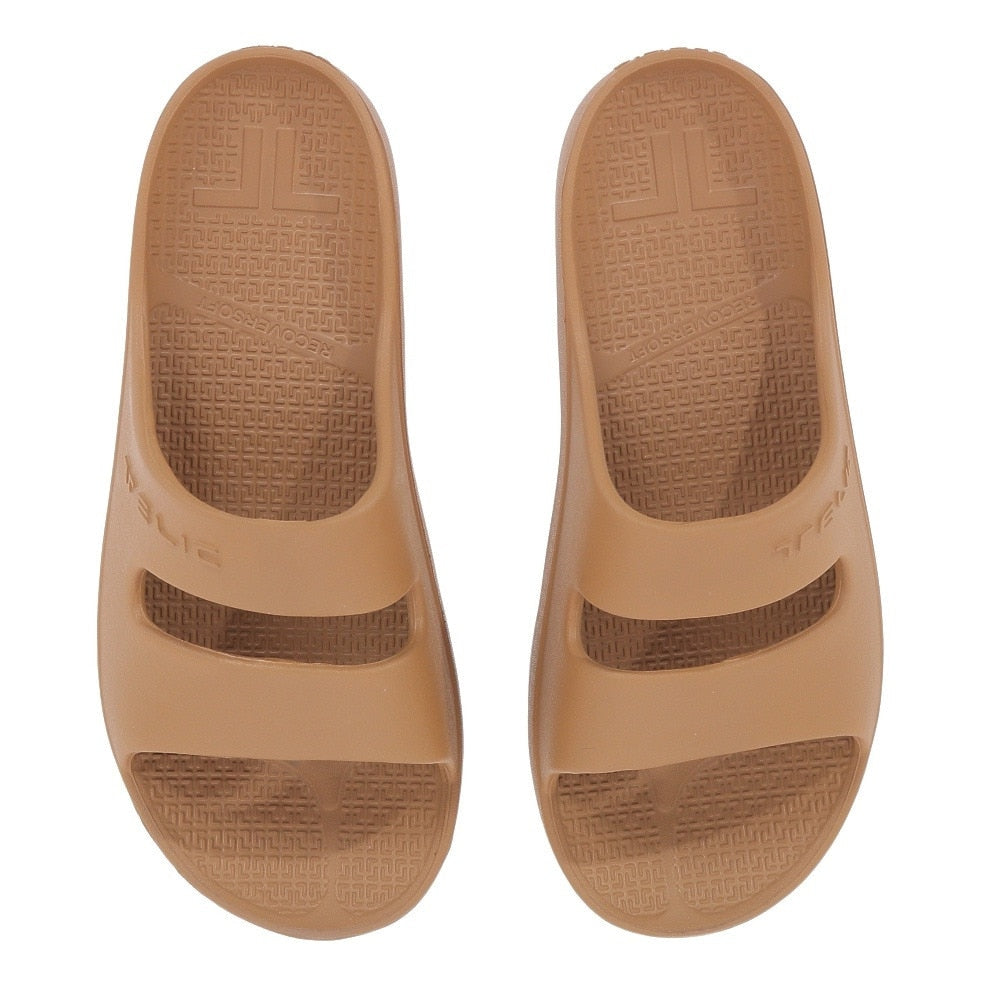 【TELIC テリック】スポーツサンダル W-STRAP Camel キャメル 339542 シャワーサンダル 厚底 アーチサポート ロッカーボトム