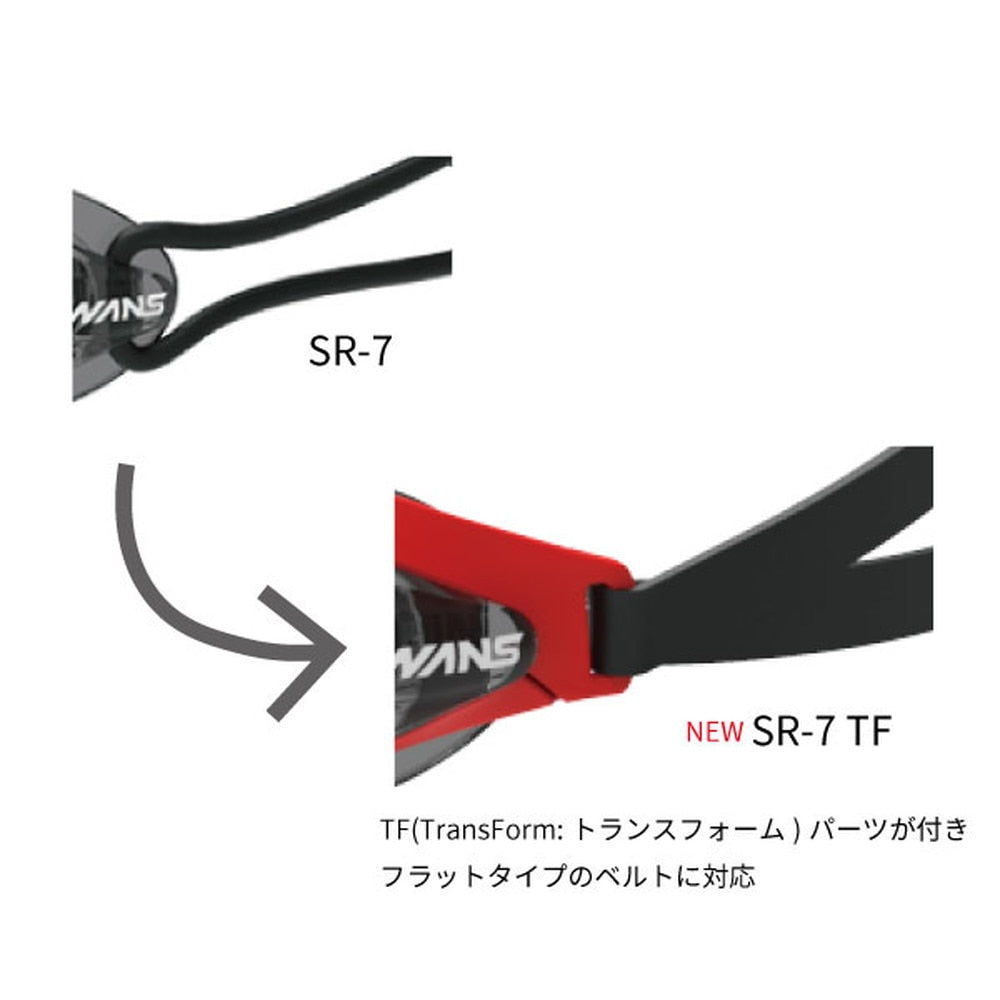 SR-7 TF レーシング ノンクッション ミラーレンズ【SWANS（スワンズ）-ゴーグル SR-7MTF re 】