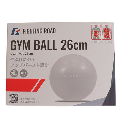 ファイティングロード Co.Ltd/ジムボール 26cm FR23CMS0046 GRY ダイエット