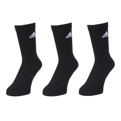 【アディダス adidas】クッション クルーソックス 3足組 EBB96-IC1310