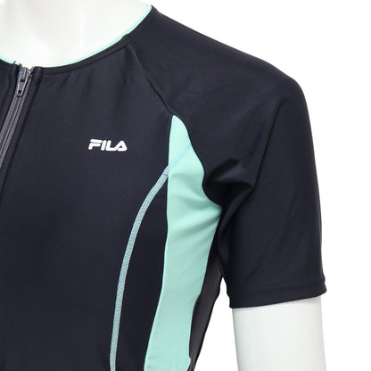 フィットネス水着 袖付フルジップセパレート【 FILA (フィラ) 3132035 】