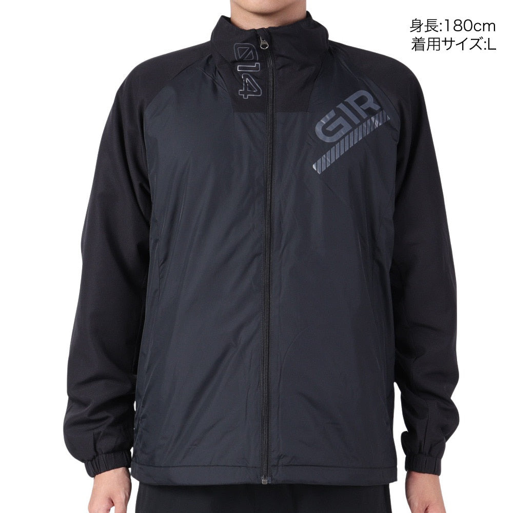 ヒートクロス brushed ウィンドブレーカージャケット WB3F0009-TR854-GRTJ BLK