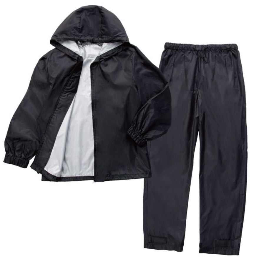 発汗シェイプエクササイズサウナスーツ 上下セット Lサイズ 69381 ブラックL