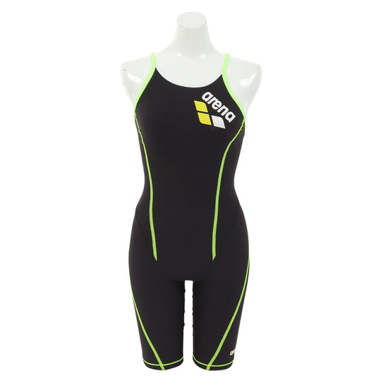 【arena（アリーナ）】レディース 競泳水着 トレーニング水着 練習用水着 TOUGHSUIT（タフスーツ） ハーフレッグ SAR4103W