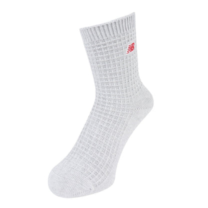 ワッフルニット アンクル 2足組 ソックス LAS42132AS1