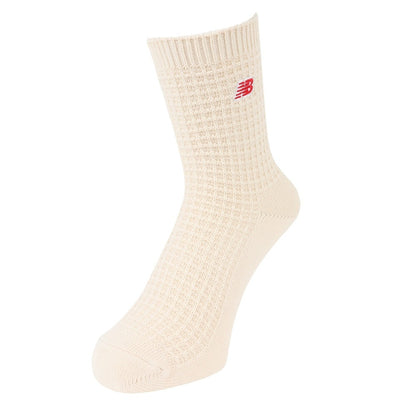 ワッフルニット アンクル 2足組 ソックス LAS42132AS2