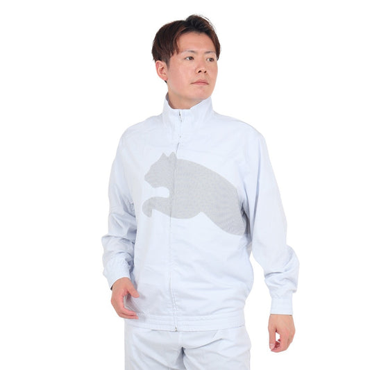 TRAIN BIG CAT ウーブンフルジップジャケット 525563 42 SLV