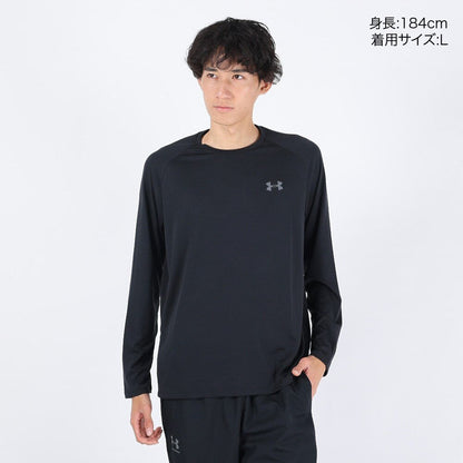 長袖Tシャツ ヒートギア(夏向け) メンズ テック2.0 ロングスリーブ 1358562 BLK/GPH AT