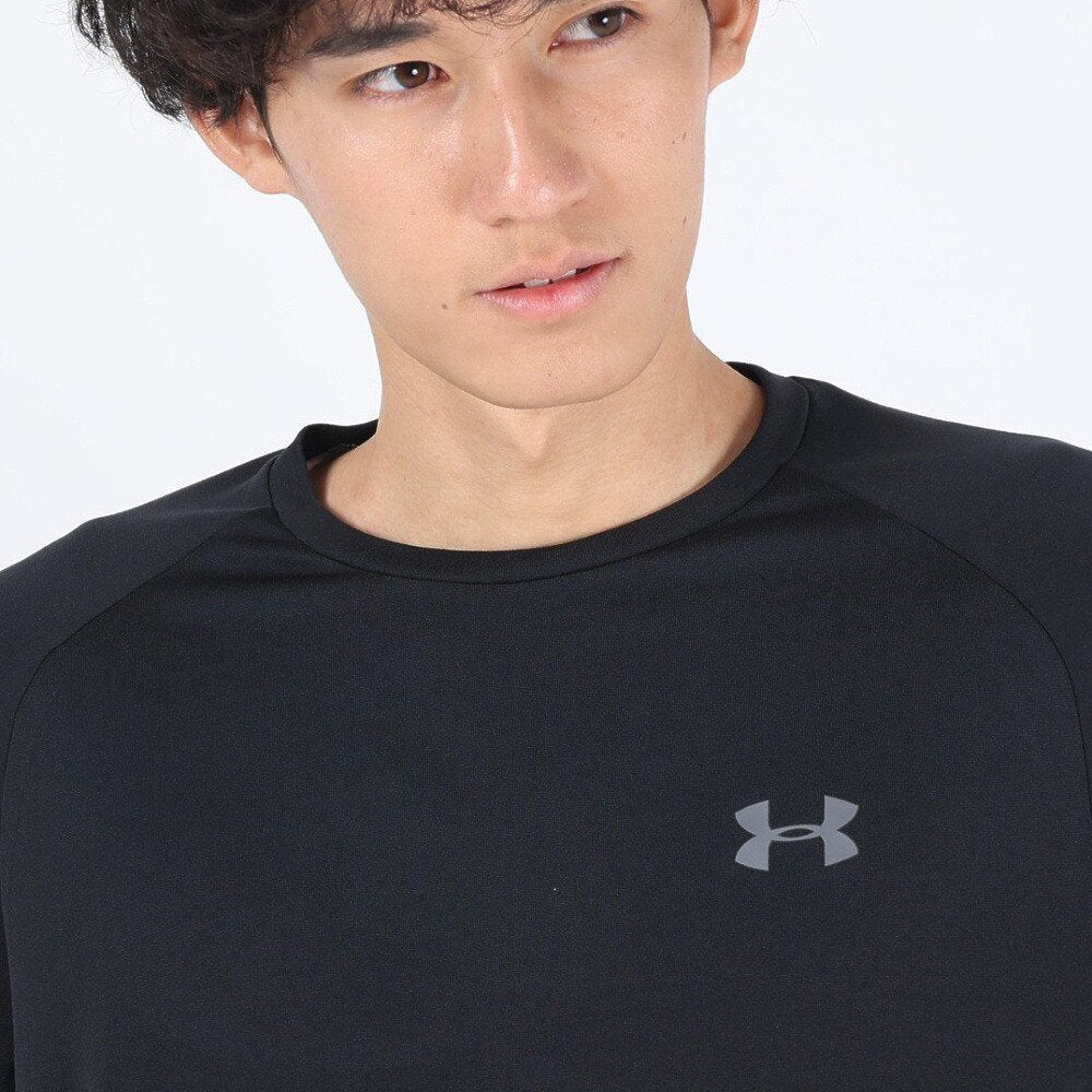 長袖Tシャツ ヒートギア(夏向け) メンズ テック2.0 ロングスリーブ 1358562 BLK/GPH AT