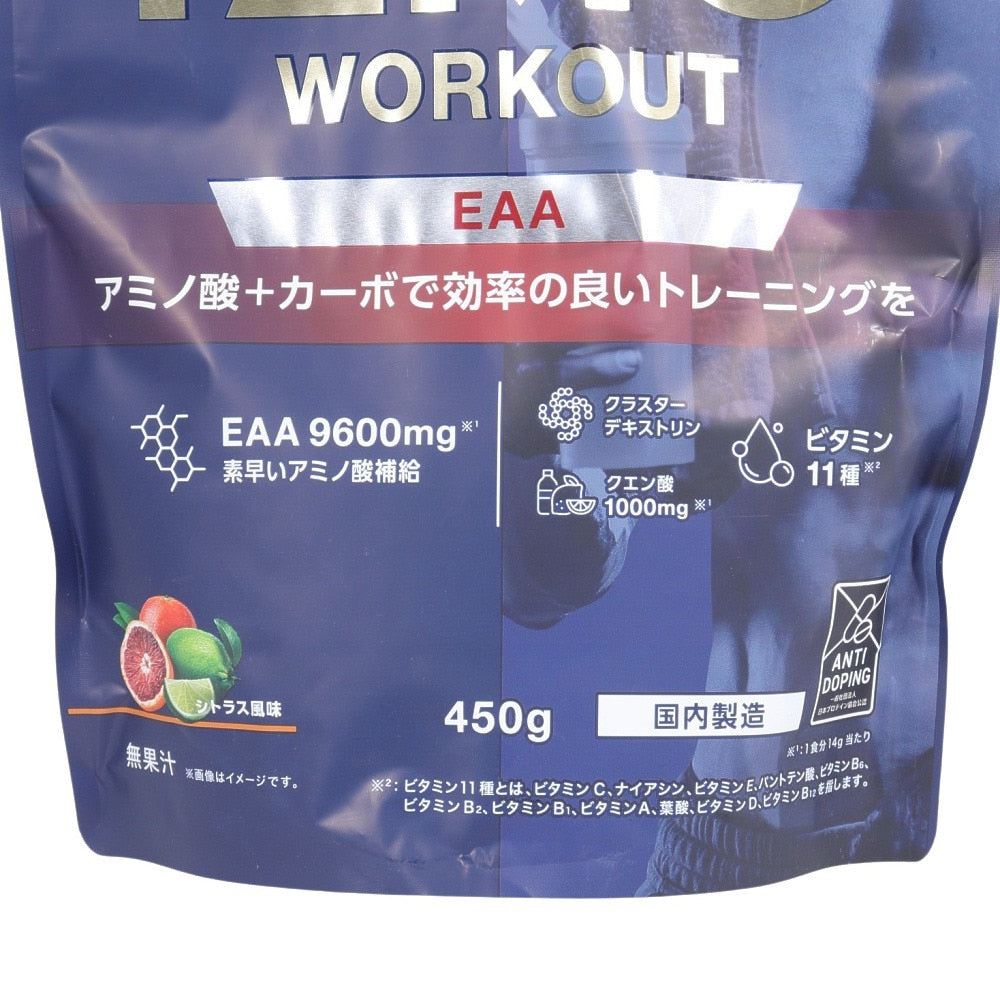 IZMO WORKOUT 450 EAA シトラス風味 450g 約32食入