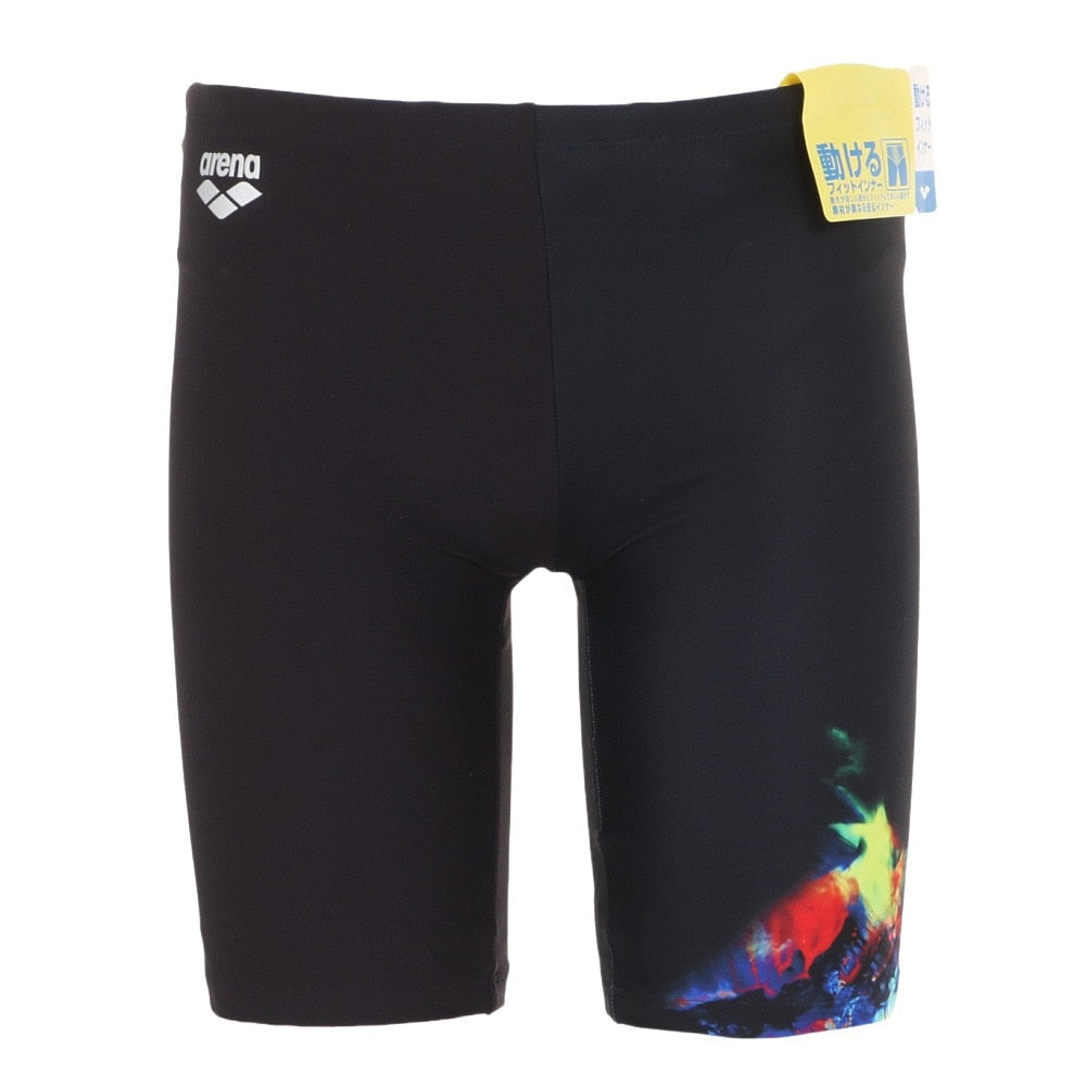 【arena（アリーナ）】メンズ フィットネス水着 スパッツ （ハーフレッグ） AS4FWM04W