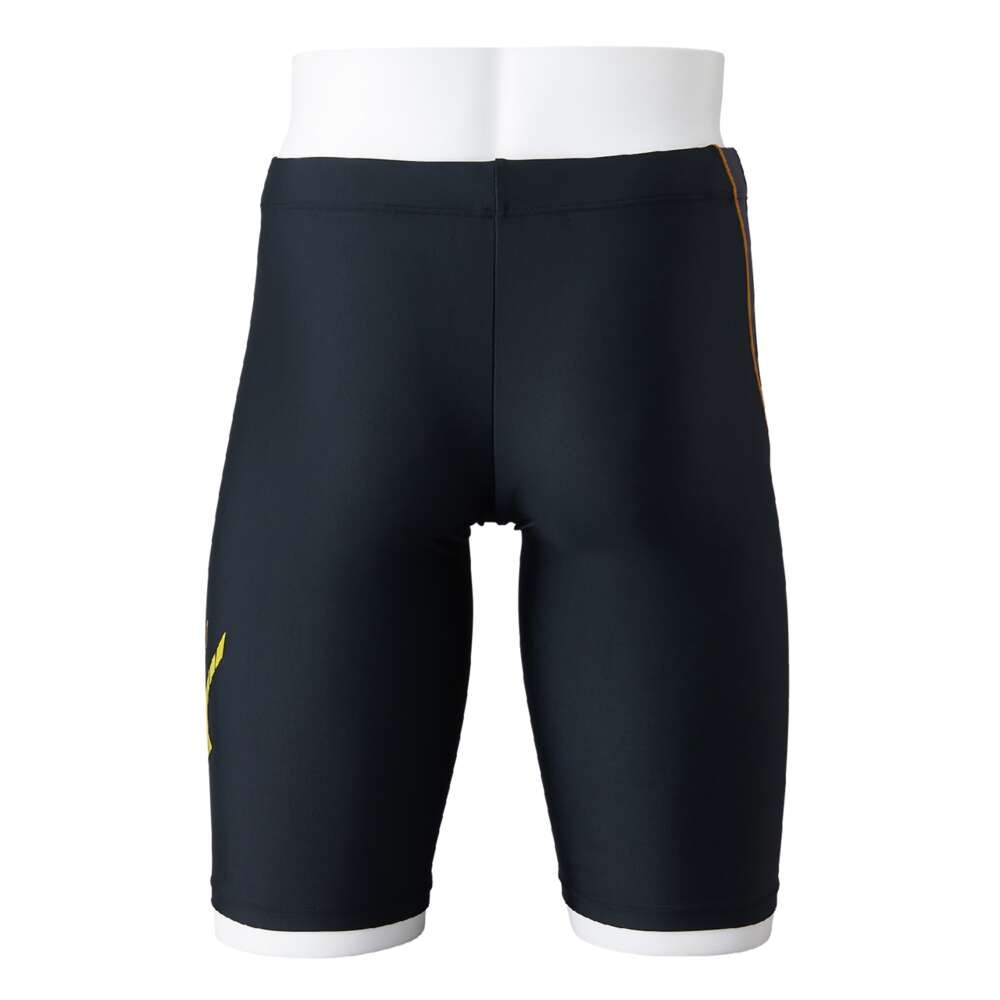 【MIZUNO（ミズノ）】メンズ フィットネス水着 アクアフィットネス用 ハーフレッグ インナー付き N2JBB61190