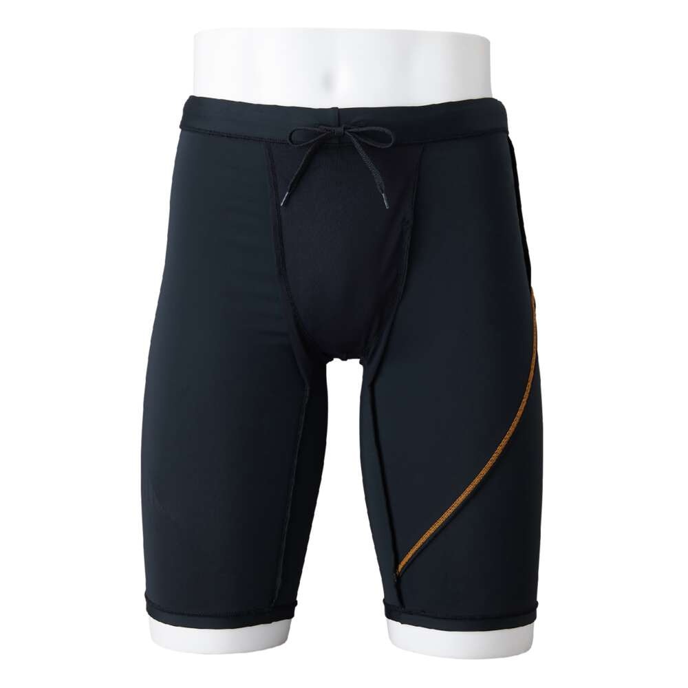 【MIZUNO（ミズノ）】メンズ フィットネス水着 アクアフィットネス用 ハーフレッグ インナー付き N2JBB61190