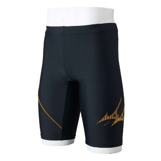 【MIZUNO（ミズノ）】メンズ フィットネス水着 アクアフィットネス用 ハーフレッグ インナー付き N2JBB61190