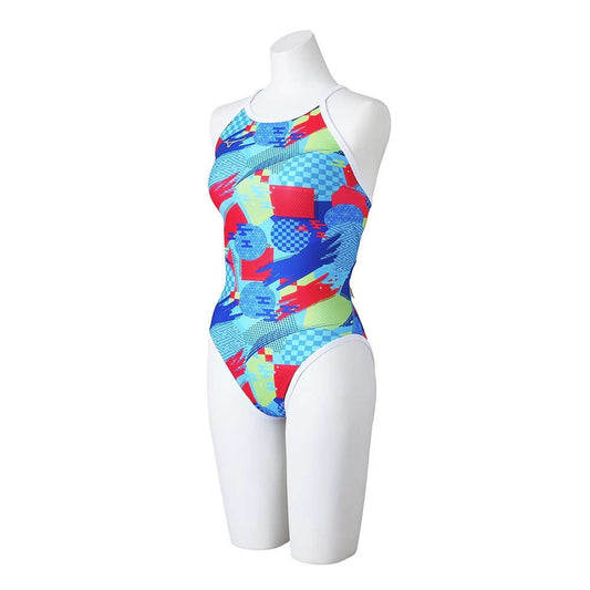 【MIZUNO（ミズノ）】レディース 競泳水着 トレーニング水着 練習用水着 EXER SUITS（エクサースーツ）Ri Collection 池江璃花子選手監修 ミディアムカット N2MAB768