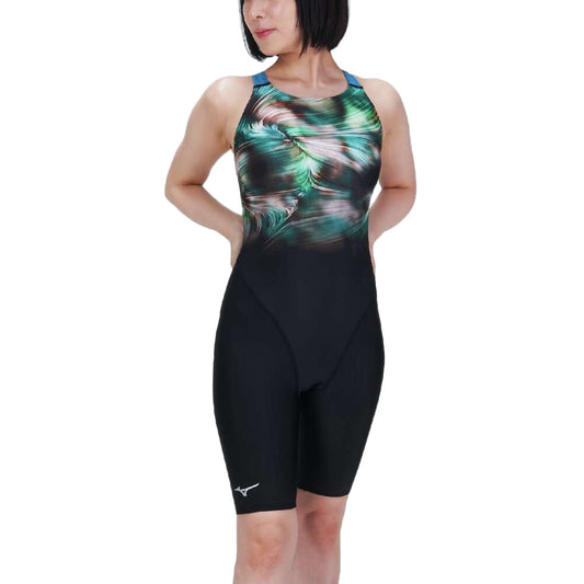 【MIZUNO（ミズノ）】レディース 競泳水着 レーシング水着 WA承認 STREAM ACE（ストリームエース）ハーフレッグ （マスターズバック） N2MGB74192