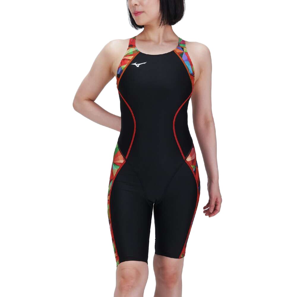 【MIZUNO（ミズノ）】レディース 競泳水着 レーシング水着 WA承認 ST LALA  ハーフレッグ（マスターズバック）N2MGB747