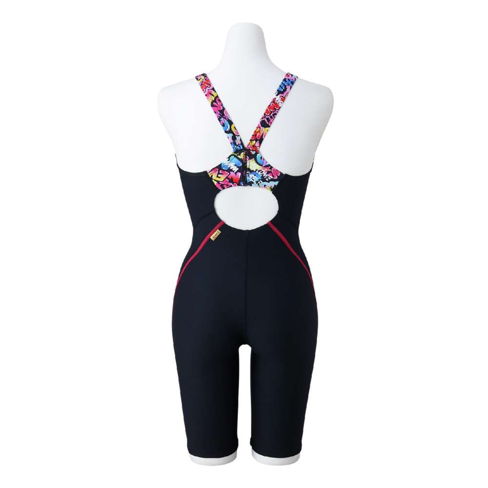 【MIZUNO（ミズノ）】レディース 競泳水着 トレーニング水着 練習用水着 EXER SUITS（エクサースーツ） ハーフレッグ N2MGB787