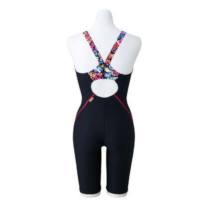 【MIZUNO（ミズノ）】レディース 競泳水着 トレーニング水着 練習用水着 EXER SUITS（エクサースーツ） ハーフレッグ N2MGB787