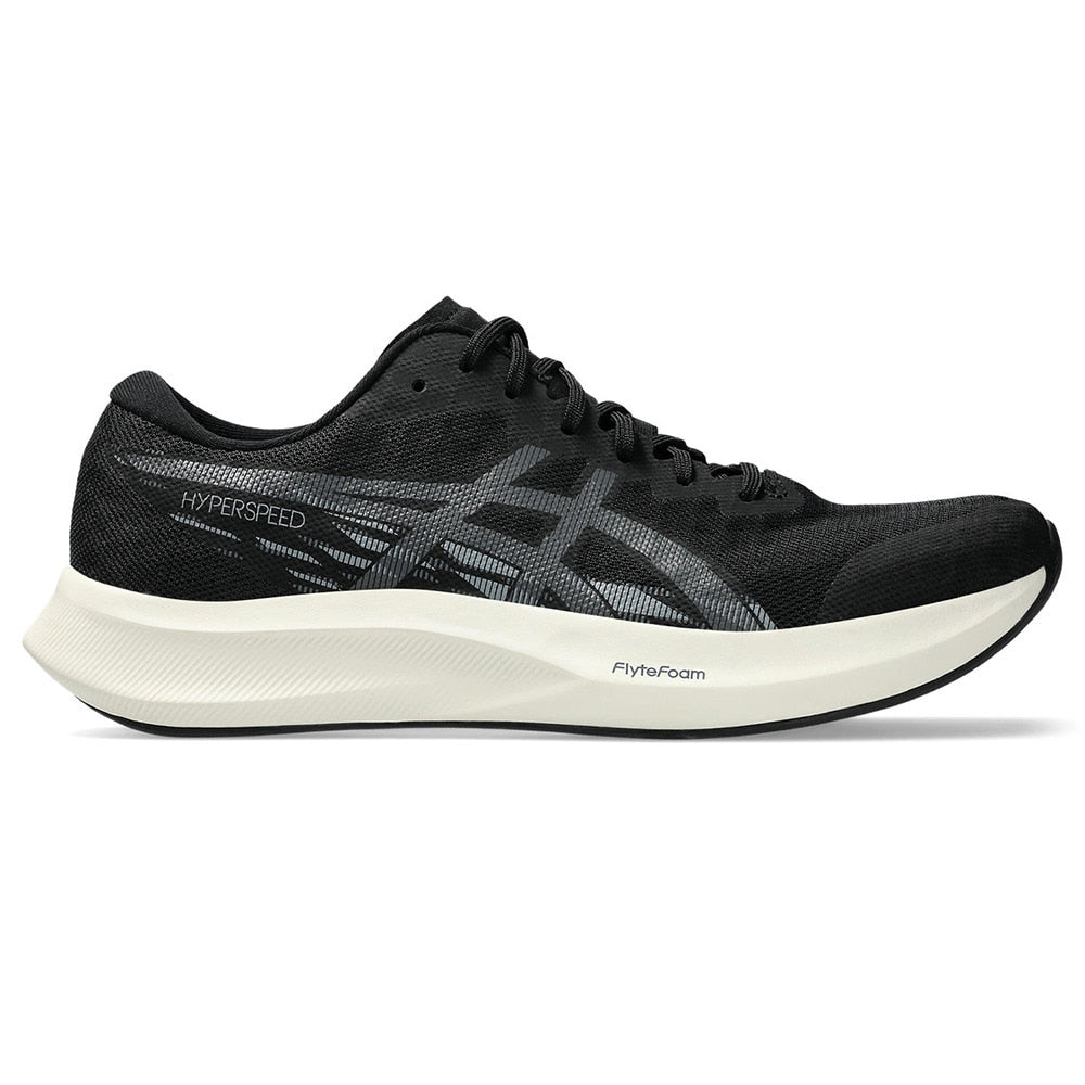 【アシックス ASICS】 ランニングシューズ ★幅：WIDE★ ハイパースピード4ワイド ブラック グレー 1011B876.001 スニーカー トレーニング 部活